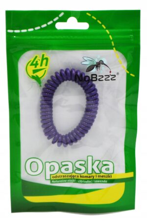 NoBzzz OPASKA GUMKA NA KOMARY i MESZKI FIOLET